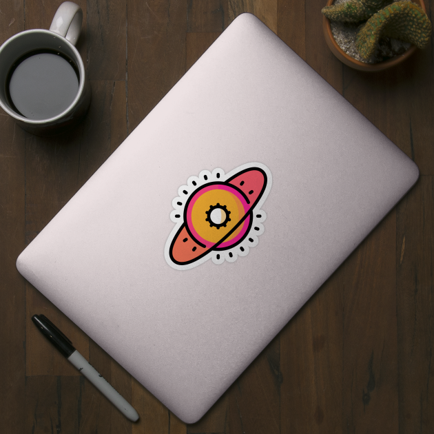 around the sun icon sticker by Lonneketk